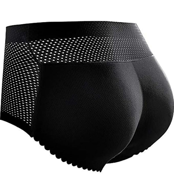 Butt Lifter Panties Fake Padding Underwear (Black)
